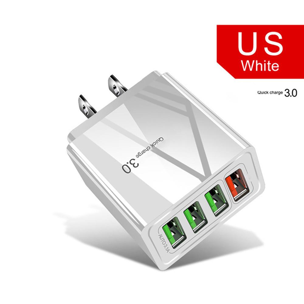 Illuminated 4USB Mobile Phone Charger 3A Charging Head — view 7