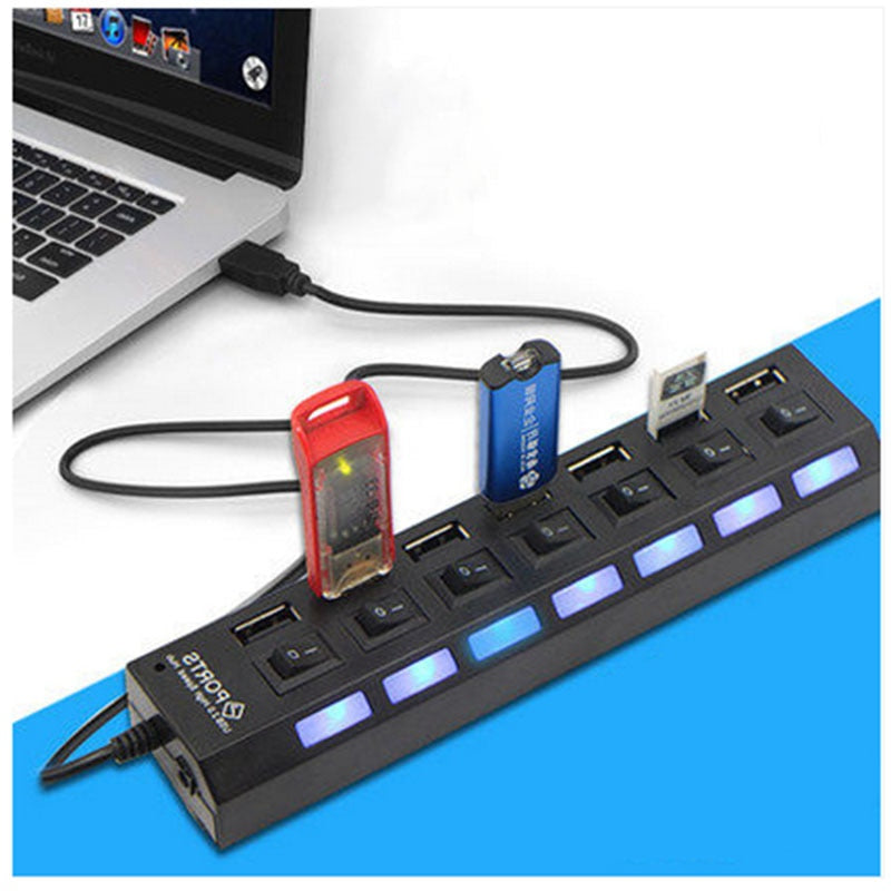 Notebook Computer Mouse Keyboard HUB Hub — view 3