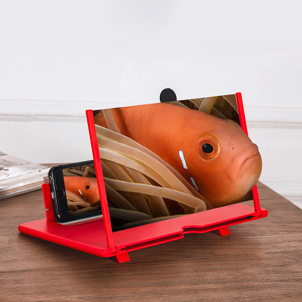 3D Screen Magnifier Signal Booster Mobile Lightweight Foldable Magnifying Glass — view 2