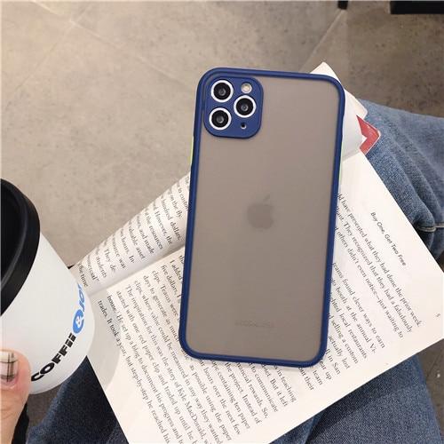 Frosted Color Contrast Mobile Phone Case to Prevent Falling — view 5