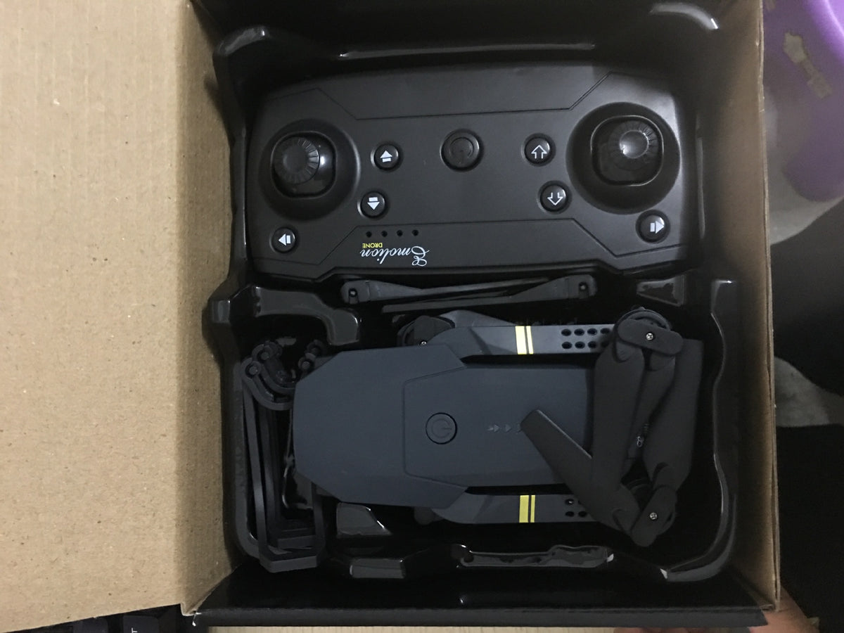E58 Folding Aerial Wifi Image Transmission Four-axis Remote Control Toy — view 5