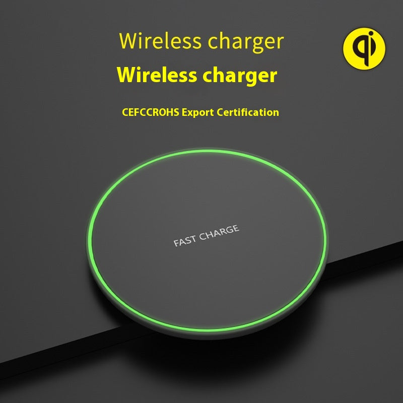 Desktop Phone Ultra-thin Round Wireless Charger — view 6
