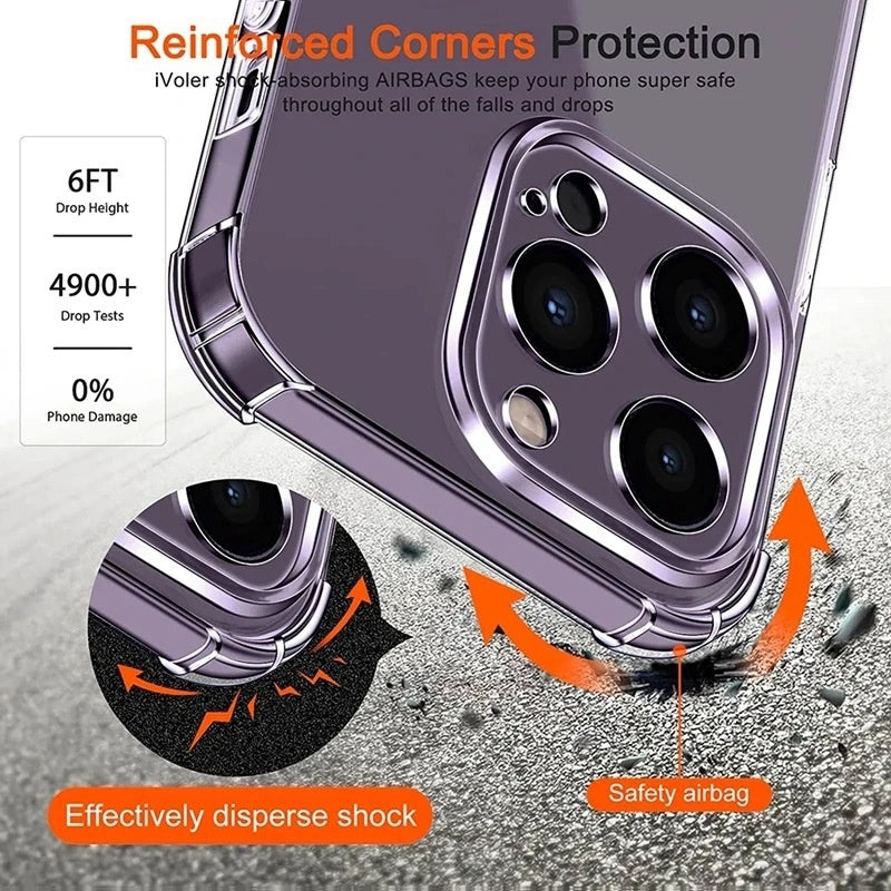 Airbag Transparent Drop-resistant Phone Case — view 2