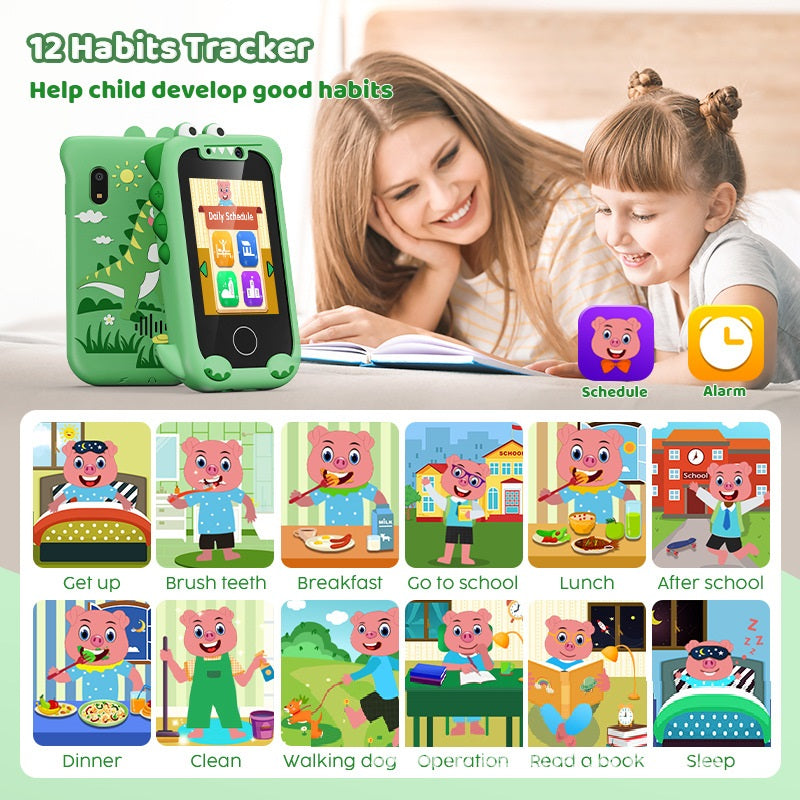Early Childhood Education Photo Video Game Mini Bear Handheld Touch Mobile — view 7