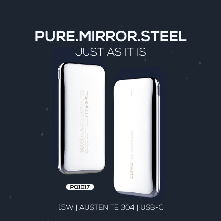 Austenitic Stainless Steel Large Capacity Power Bank — view 6