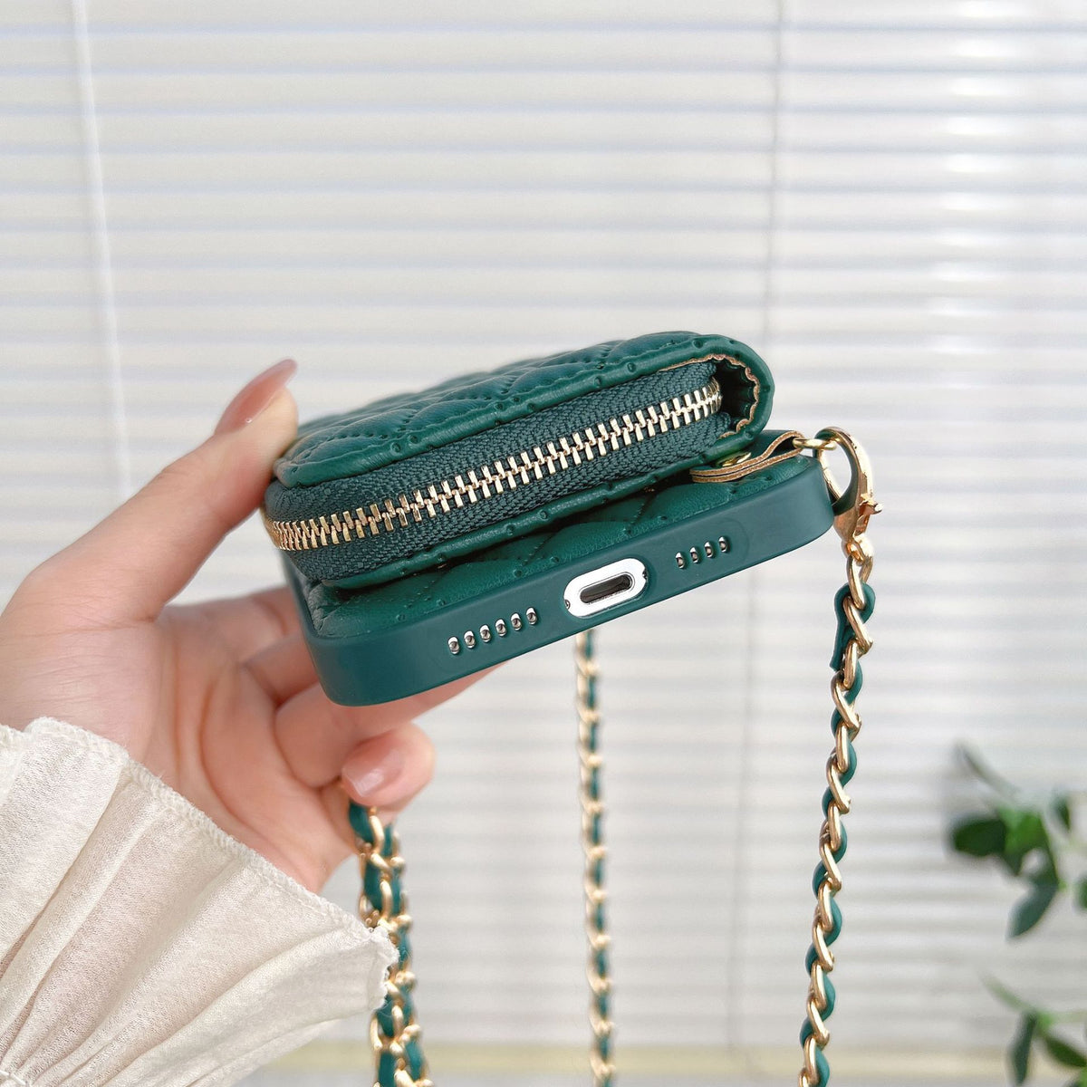 Phone Case Classic Style Luxury Rhombic Lambskin — view 2