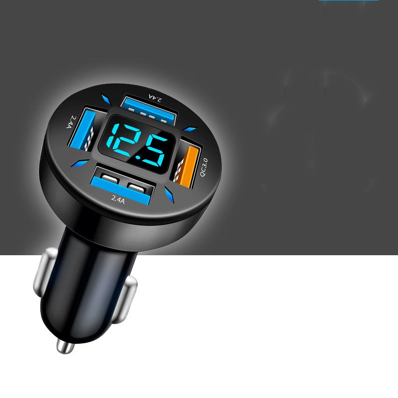 Quick Universal Transfer Plug Multi-function Car Charger USB4 Port — view 5