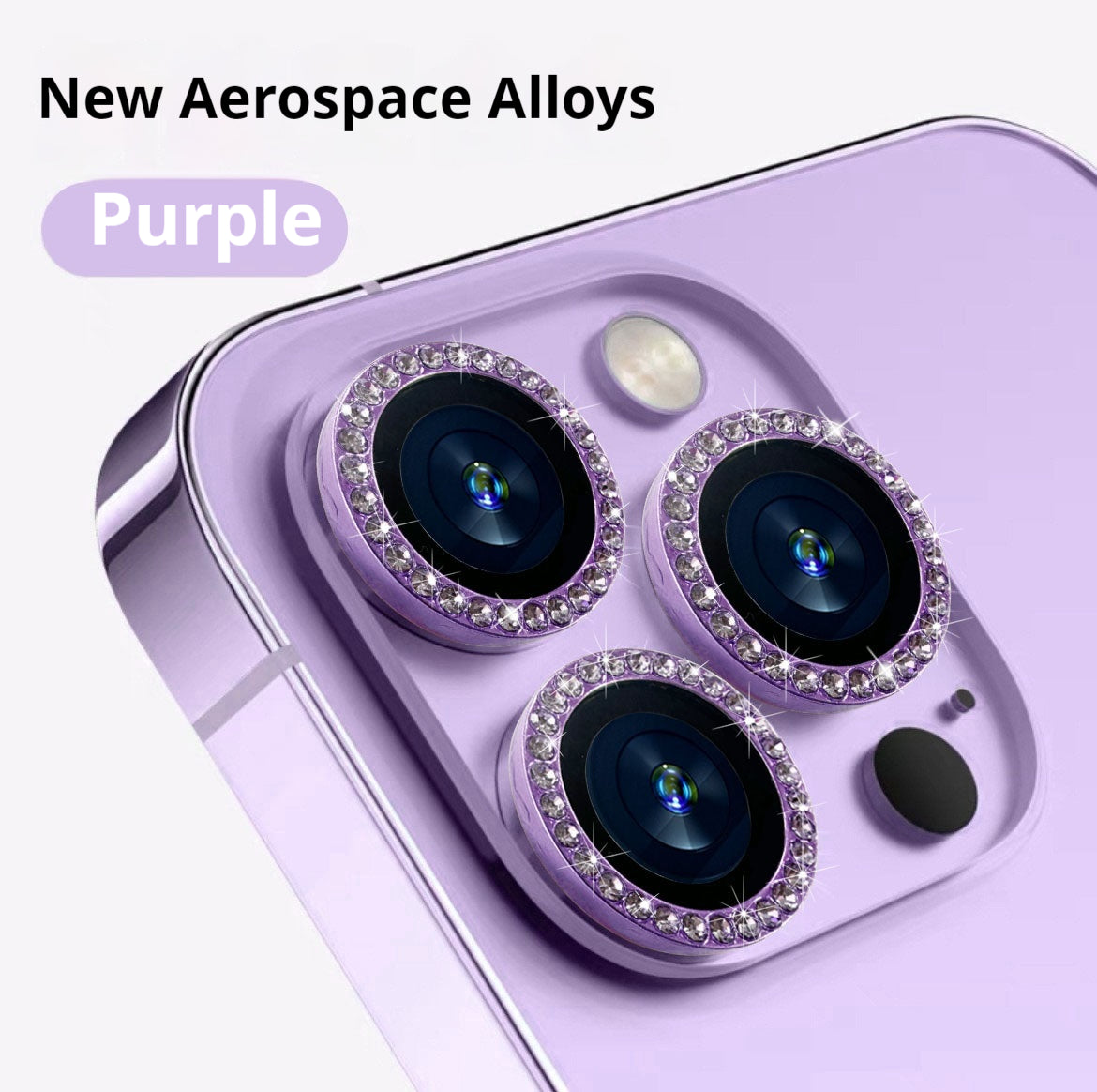 Rhinestone Lens Protector for Mobile Phones — view 6