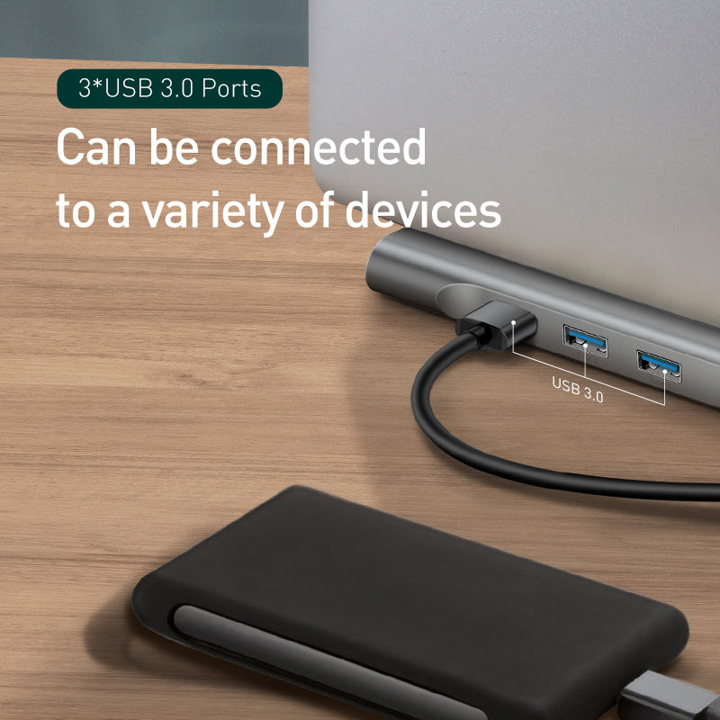 Hub Docking Station and Cooling Bracket to Ten-port HDMI and VGA Network Port — view 5
