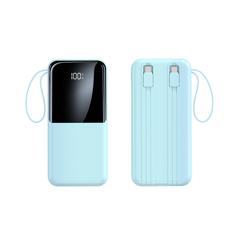 Fast Charge with Cable 20000mAh Large Capacity Ultra-thin Portable Mobile Power — view 8