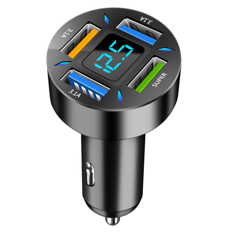 Quick Universal Transfer Plug Multi-function Car Charger USB4 Port — view 6