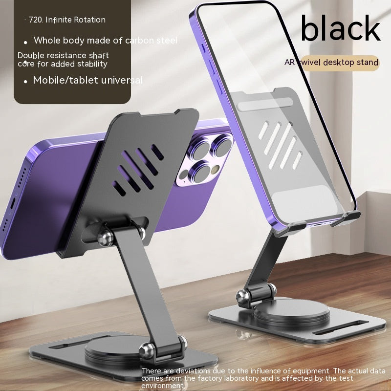 360 Degrees Rotate Metal Desk Mobile Phone Holder Stand for Pad Adjustable — view 6