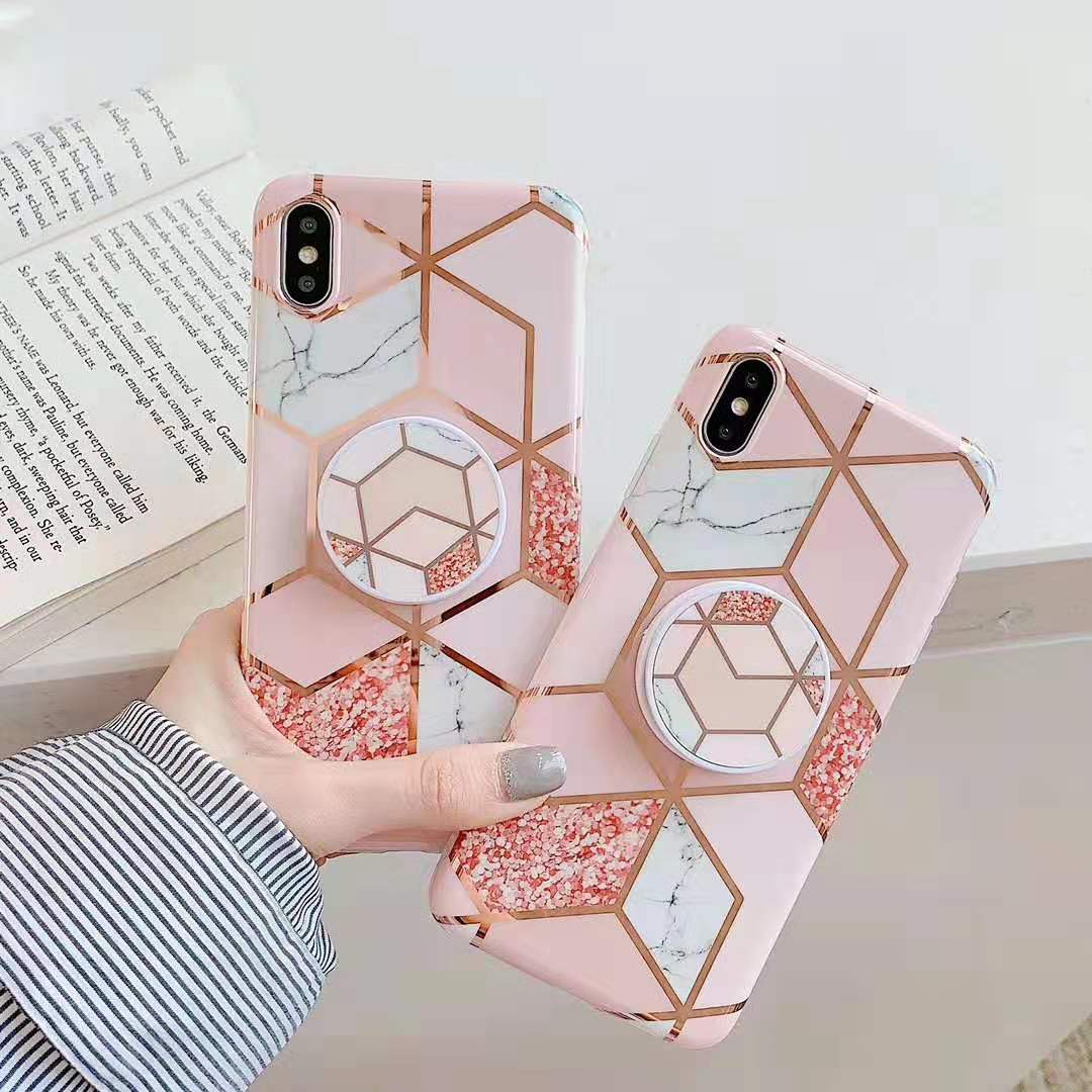 Galvanized Marble Mobile Phone Case — view 3