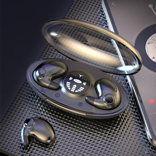 Mini Invisible Sleep Wireless Bluetooth Headset Stereo Sport Game Earphone