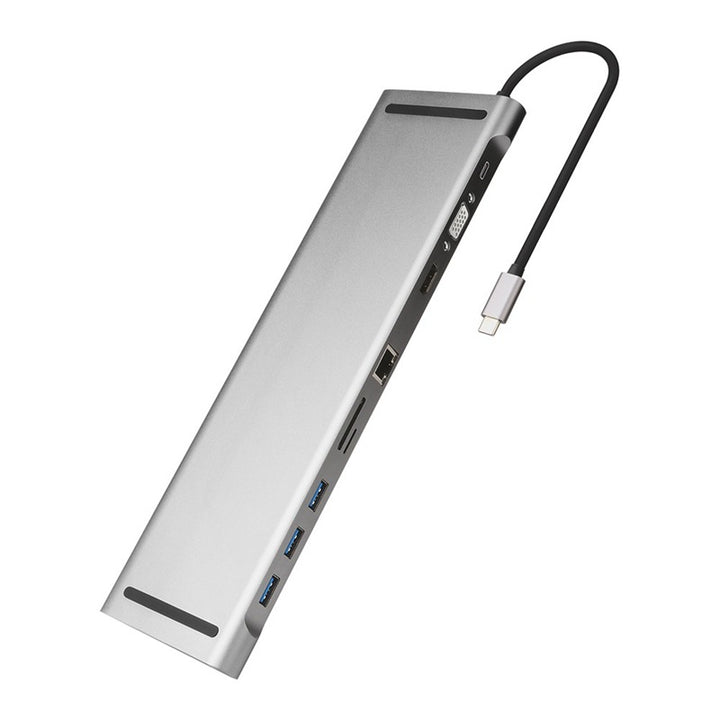 Hub Docking Station and Cooling Bracket to Ten-port HDMI and VGA Network Port