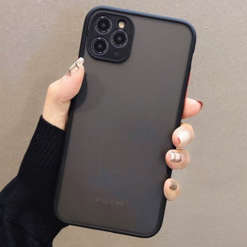 Frosted Color Contrast Mobile Phone Case to Prevent Falling — view 3