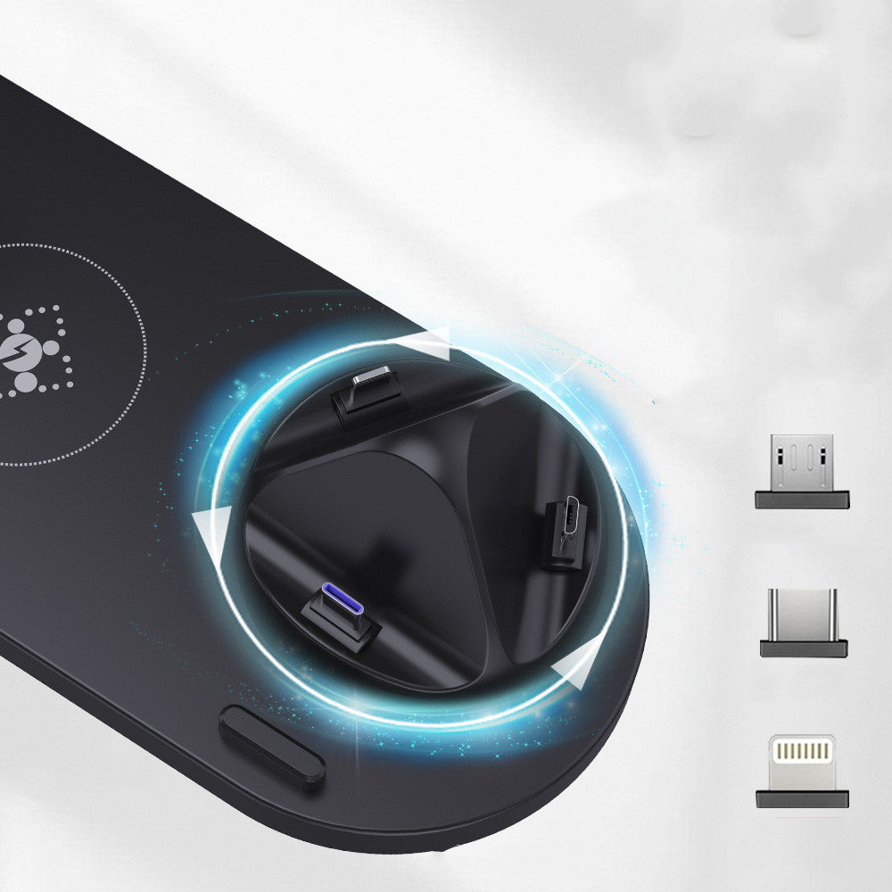 Plastic 3 in 1 Wireless Charger Stand Fast — view 5