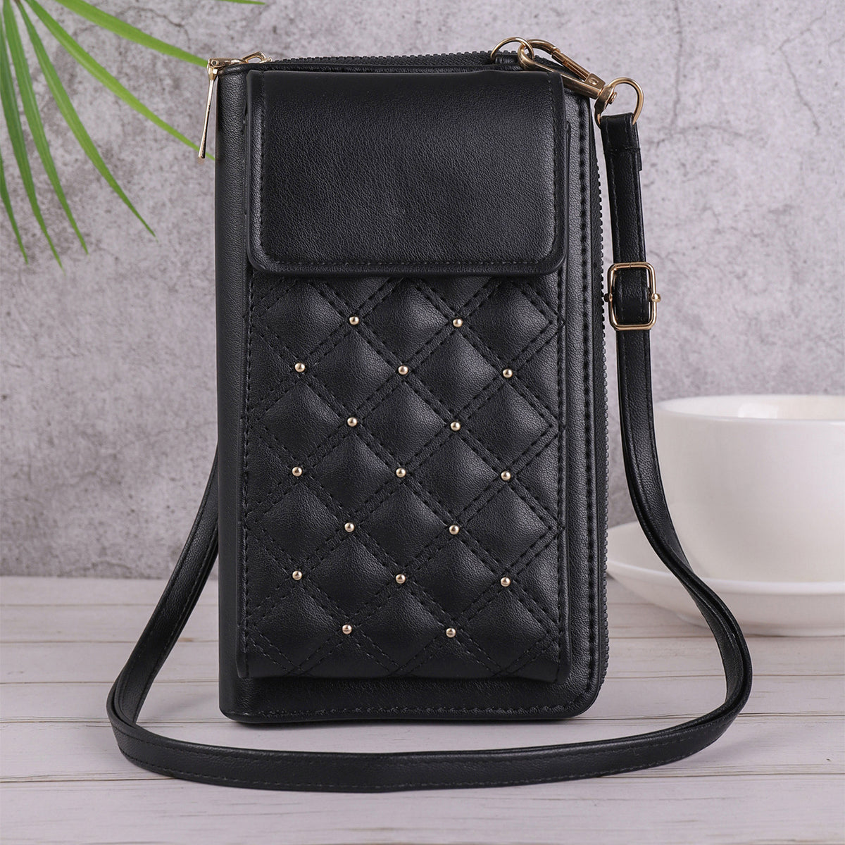 Fashion All-match Mobile Phone Bag Classic Style Rhombus Light Luxury — view 5