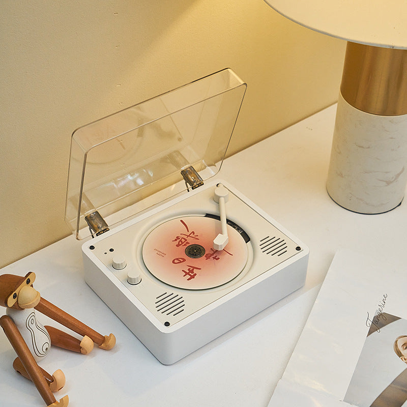 Wooden Vintage Portable Tray CD Player — view 3