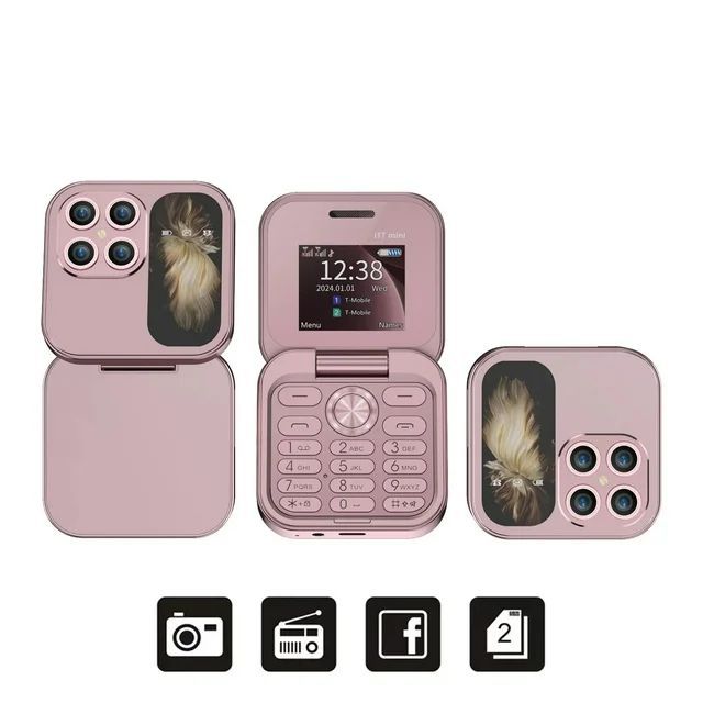 Folding Screen Dual Card Standby 2G Mobile Phone — view 2
