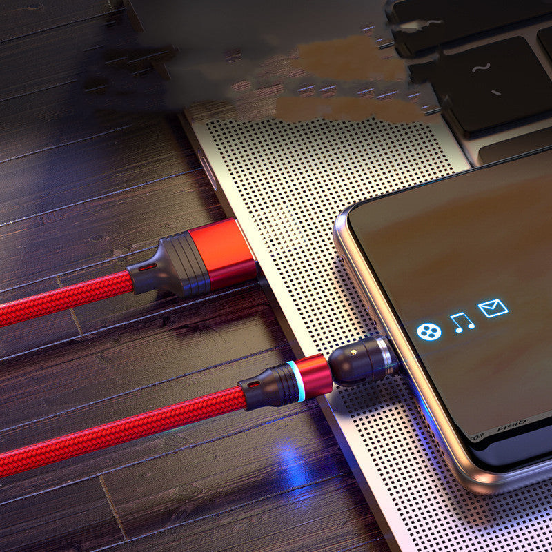 540 Degree Rotating Magnetic Suction Charging Line for Android Type