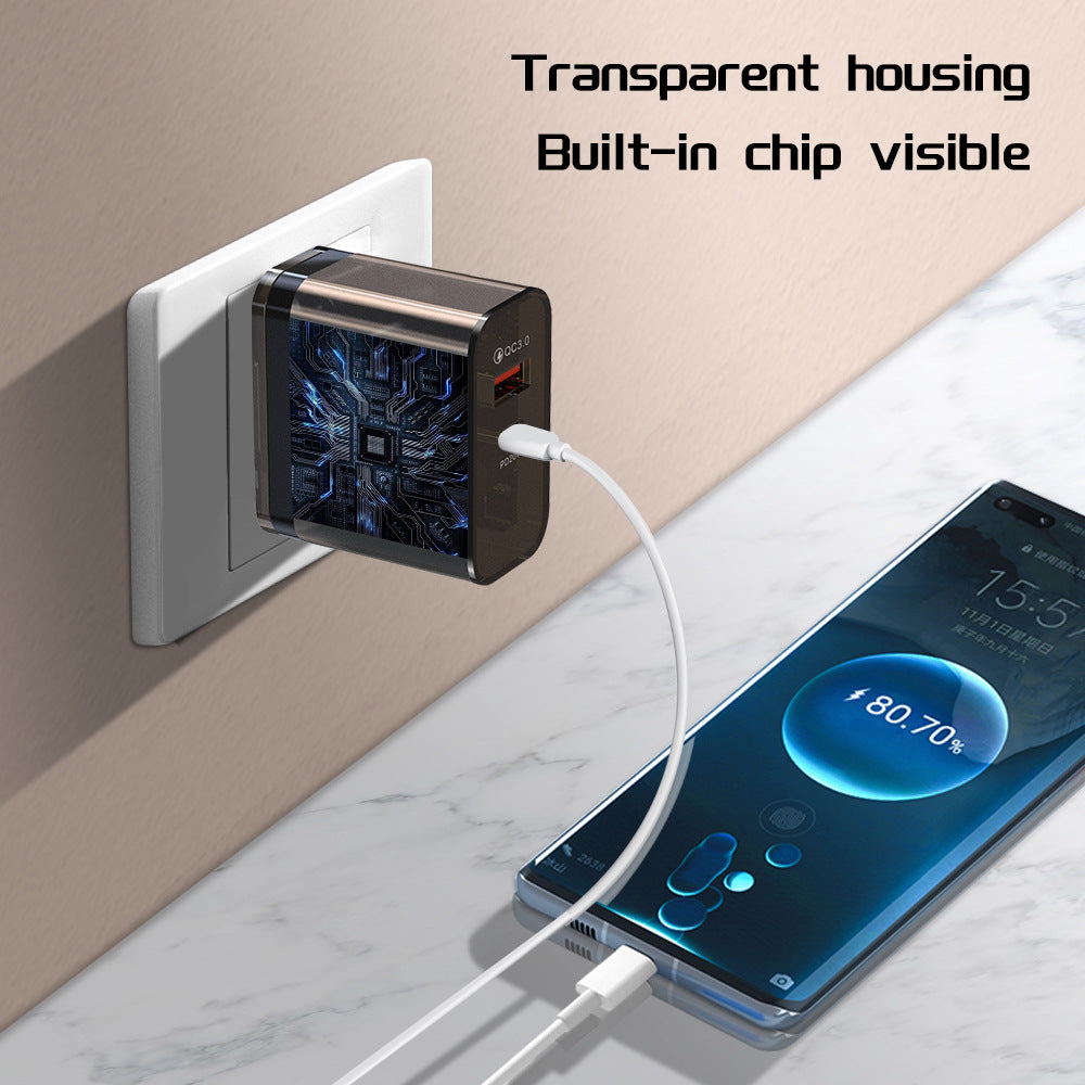 38W Transparent Case Charging Adapter — view 3