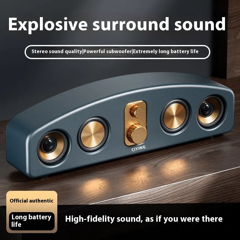 Bluetooth Speaker Retro Portable Stereo — view 7