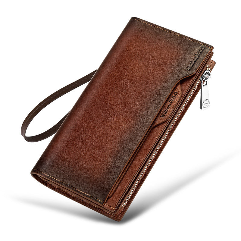 Driving License Holder Cowhide Large-capacity Wallet — view 2