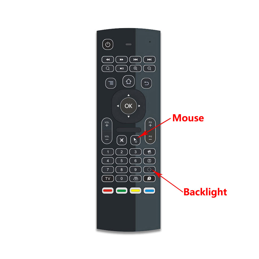 MX3 MX3-L Backlit Air Mouse T3 Smart Voice Remote Control 2.4G RF Wireless — view 3