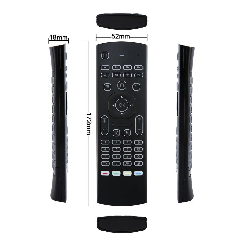 MX3 MX3-L Backlit Air Mouse T3 Smart Voice Remote Control 2.4G RF Wireless — view 6