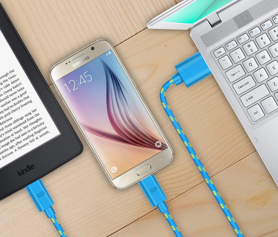 Woven Nylon Cloth Data Cable — view 6