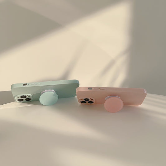 Solid Color Bracket Phone Case Simple — view 2
