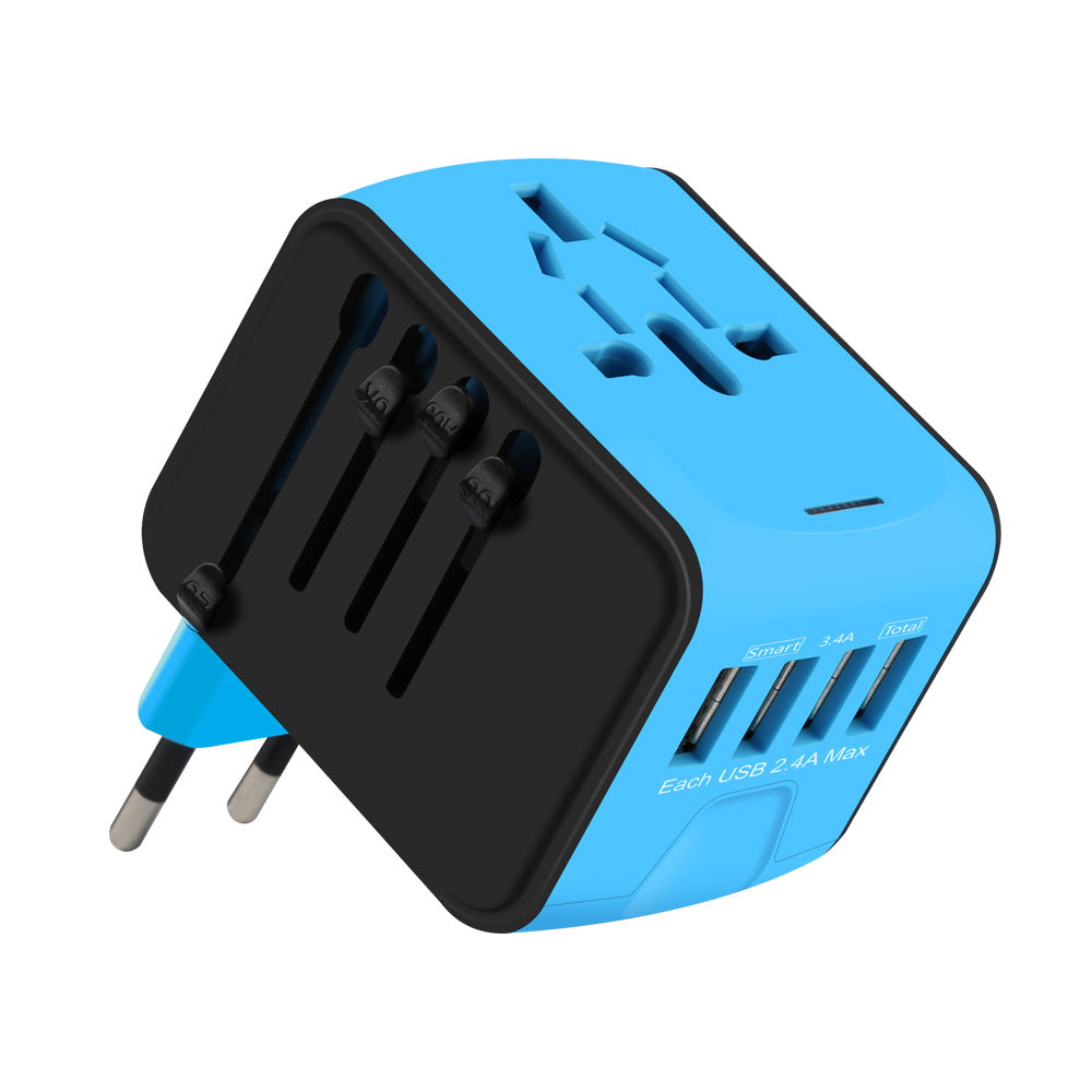 Travel Multifunctional 4 Charging Dock USB Converter — view 6