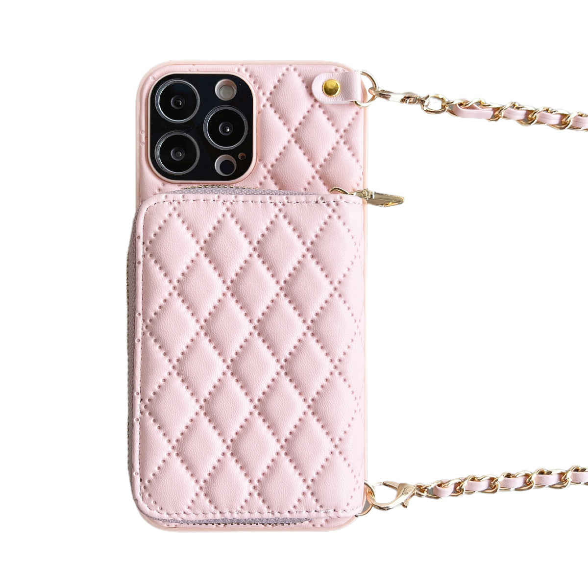 Phone Case Classic Style Luxury Rhombic Lambskin — view 3