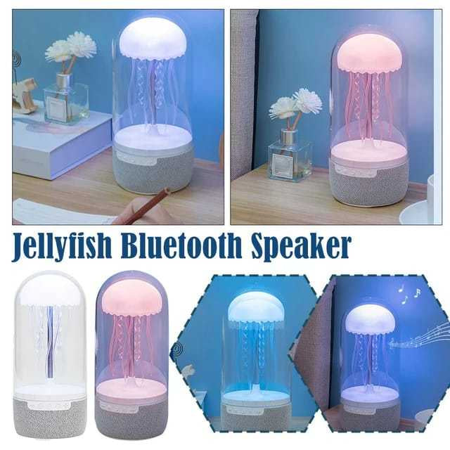 3 in 1 Creative Colorful Jellyfish Lamp Bluetooth Speaker Ellyfish with Lights — view 5