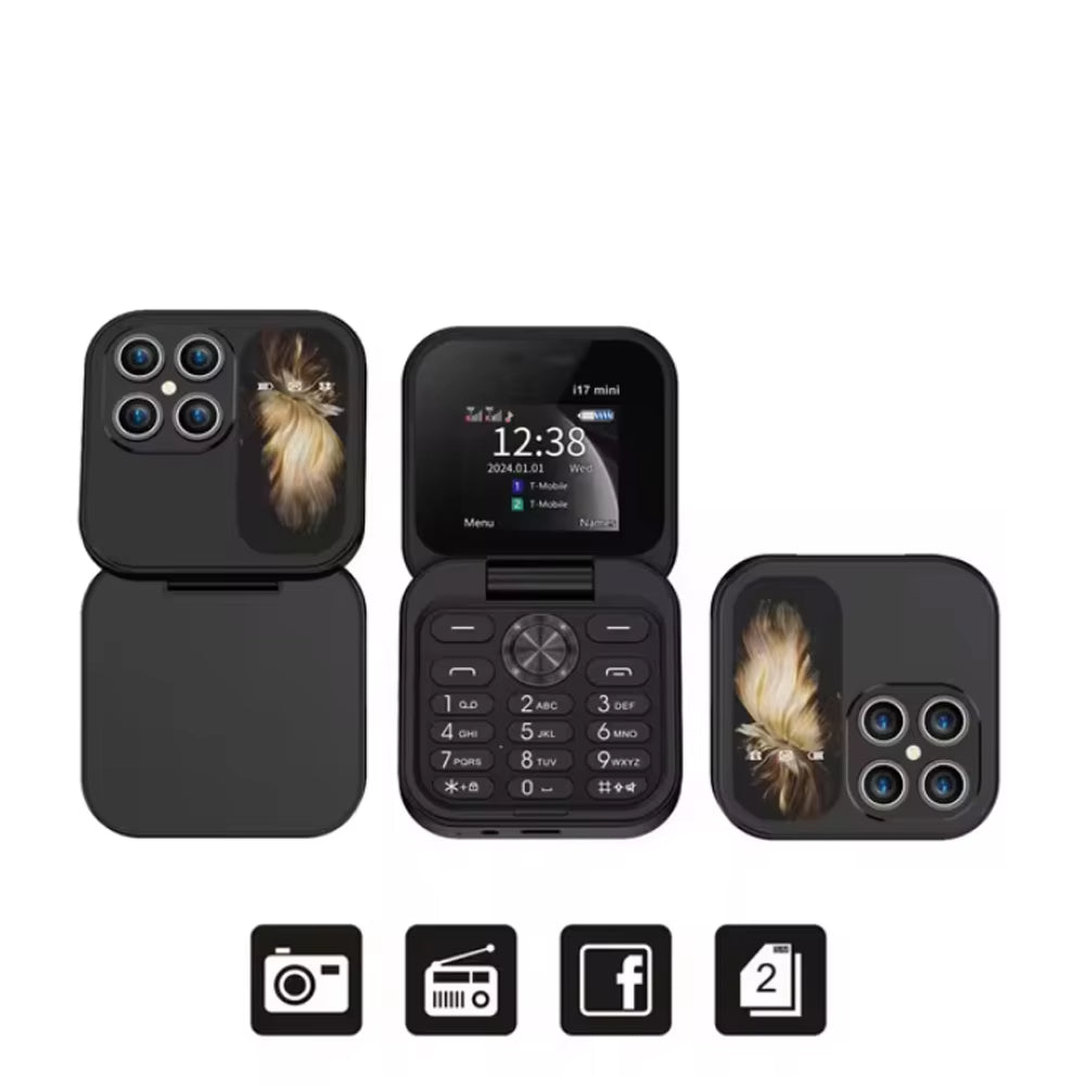 Folding Screen Dual Card Standby 2G Mobile Phone — view 5