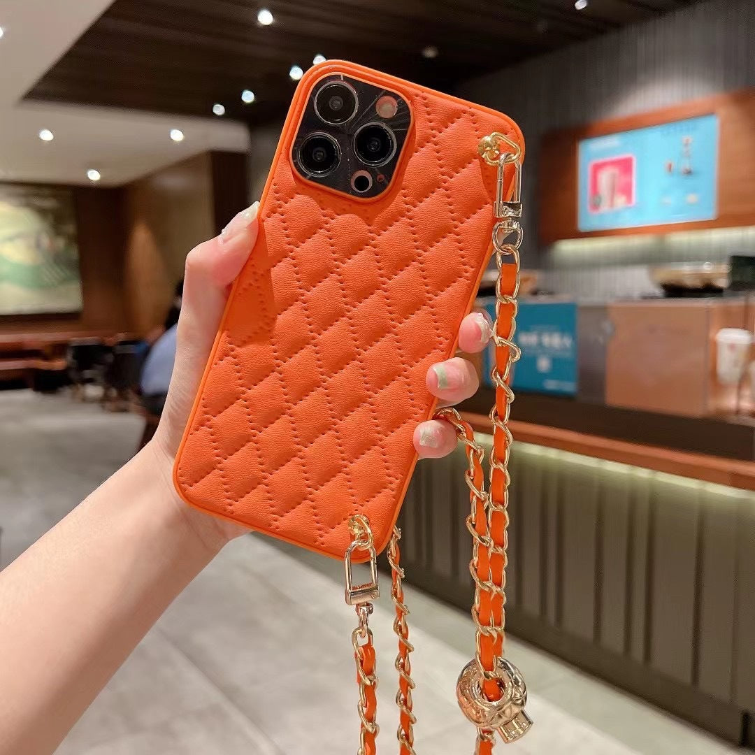 Phone Case Diamond Plaid Crossbody Protective Sleeve — view 8
