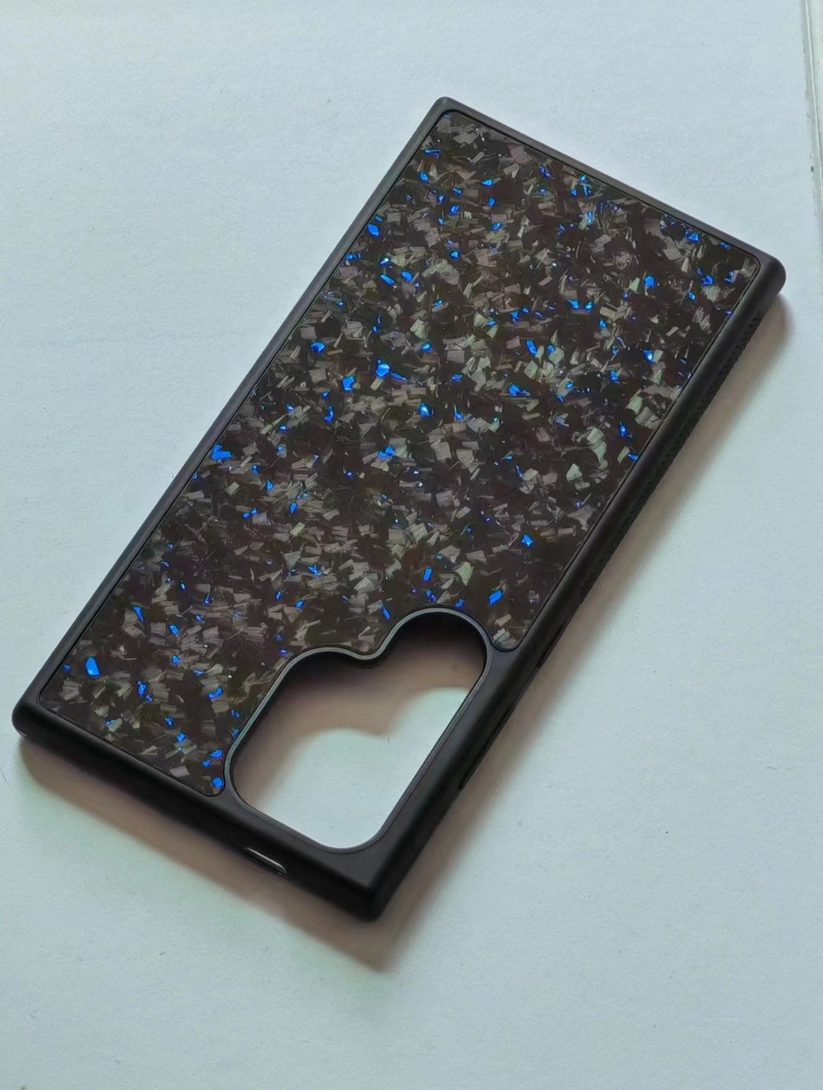 Carbon Fiber Silicone Patch Phone Case — view 3