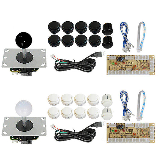 Button USB Joystick Control Chip Board Accessories Game Set