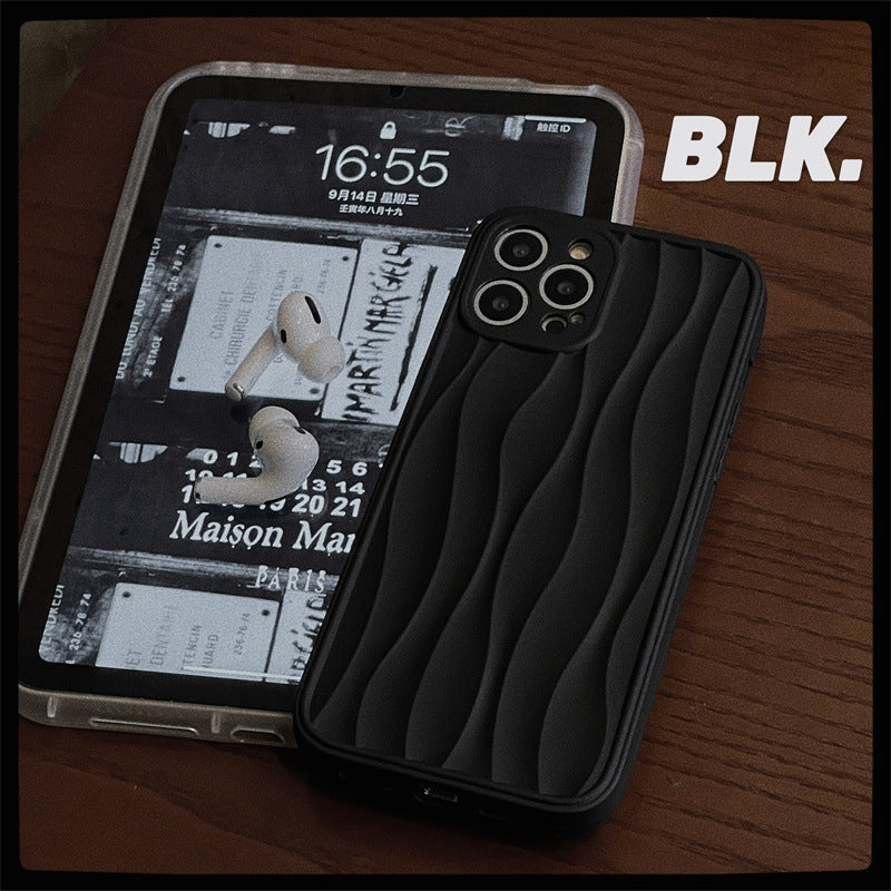 Water Ripple Midnight Black Mobile Phone Shell — view 5
