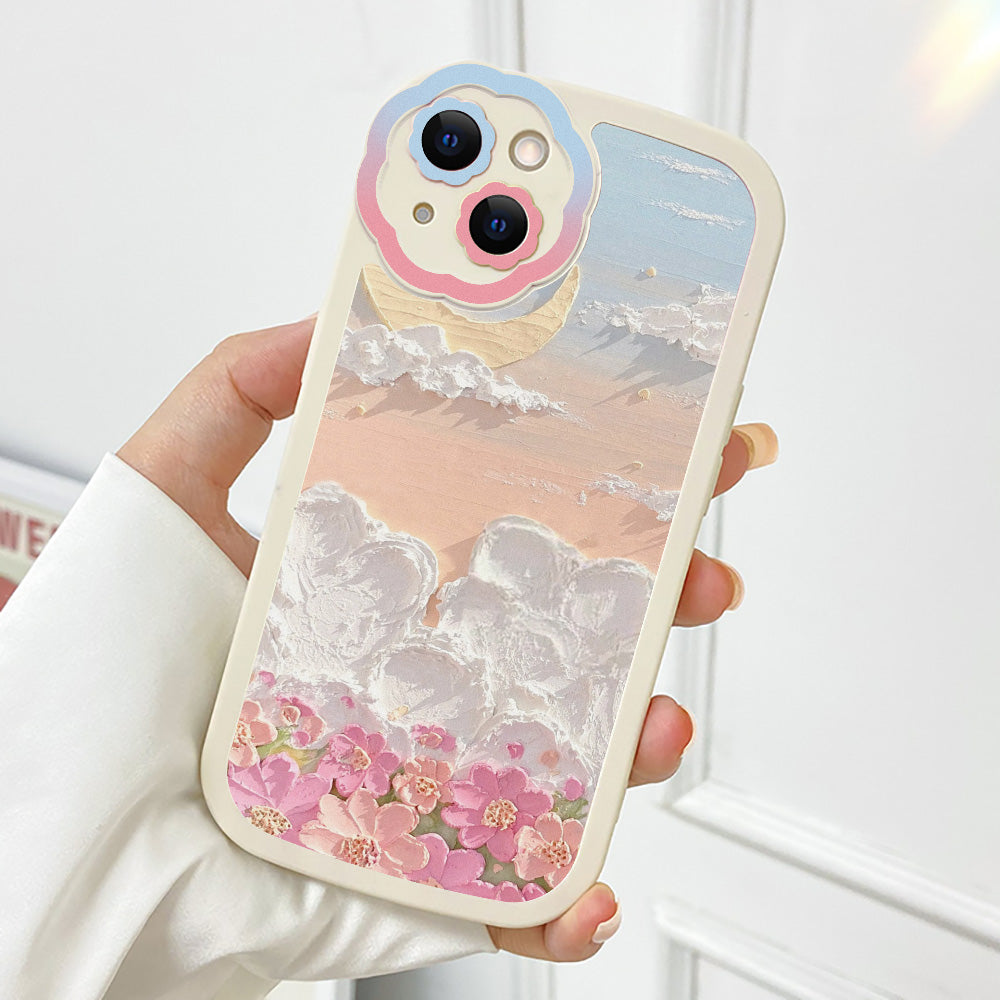 Oil Painting Flower Mobile Phone Protective Case — view 4