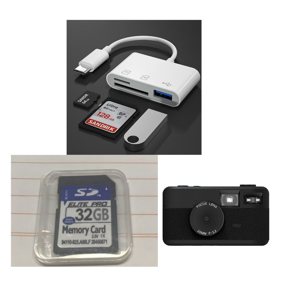 Retro Screen-free Digital Camera 8-mode Filter — view 8
