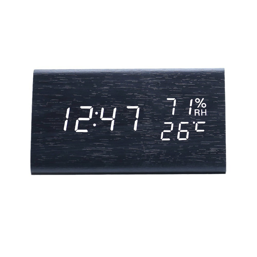 Electronic Alarm Clock Multifunctional Digital Display Temperature and Humidity — view 6
