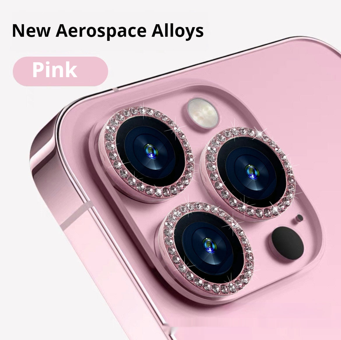 Rhinestone Lens Protector for Mobile Phones — view 5