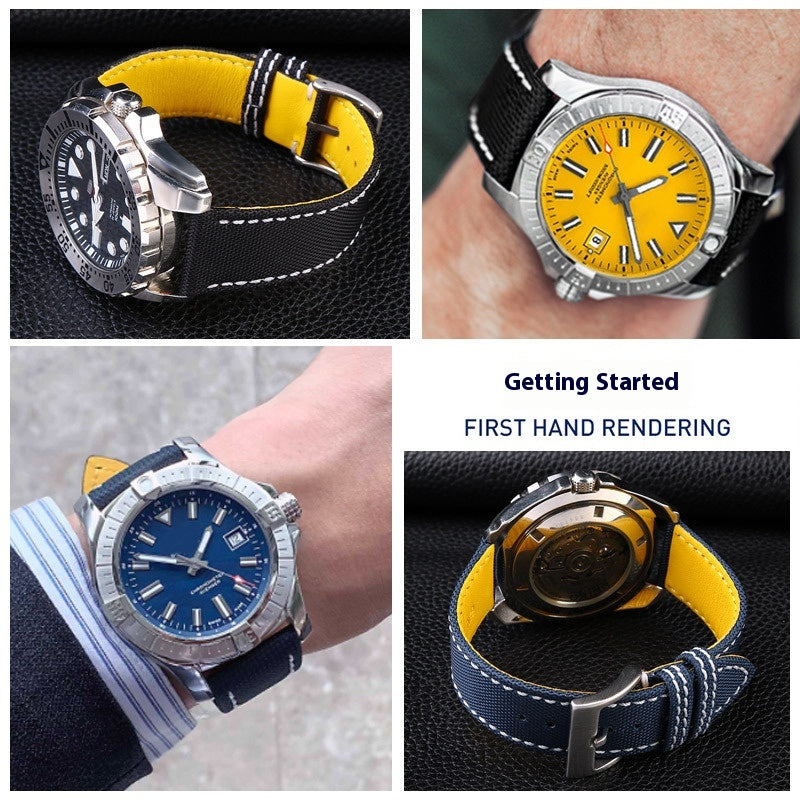 Nylon Watchband Watch Accessories Men — view 2