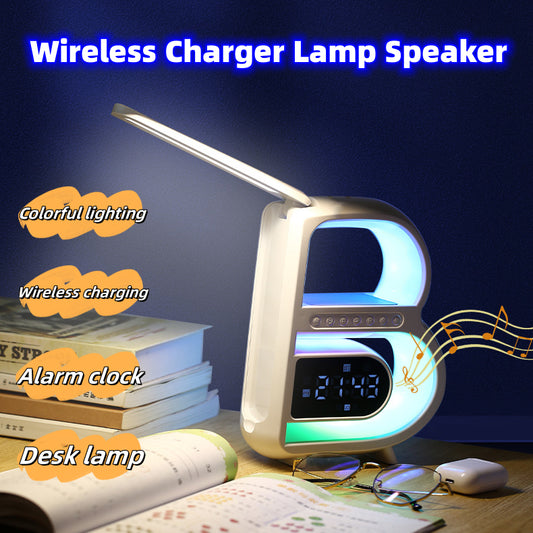 New B-Shaped Blutooth Speaker Multifunctional Smart Music Rhythm Lighting Phone