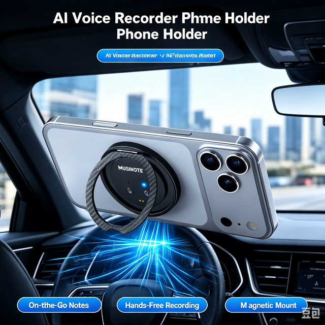 Magnetic AI Cloud Voice Recorder with Live Transcription