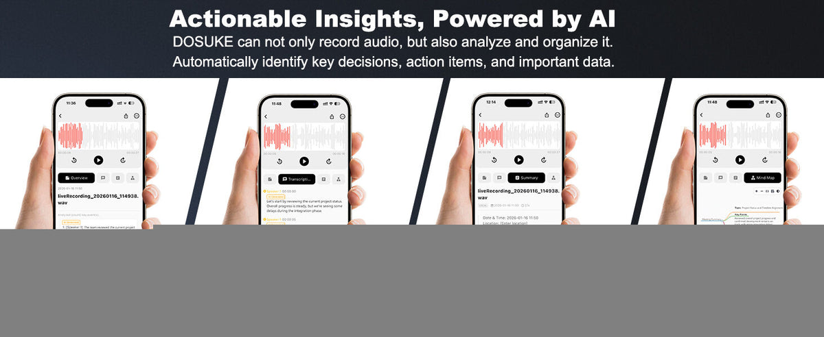 Magnetic AI Cloud Voice Recorder with Live Transcription