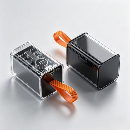 Clear Shell Power Bank · 20000 mAh