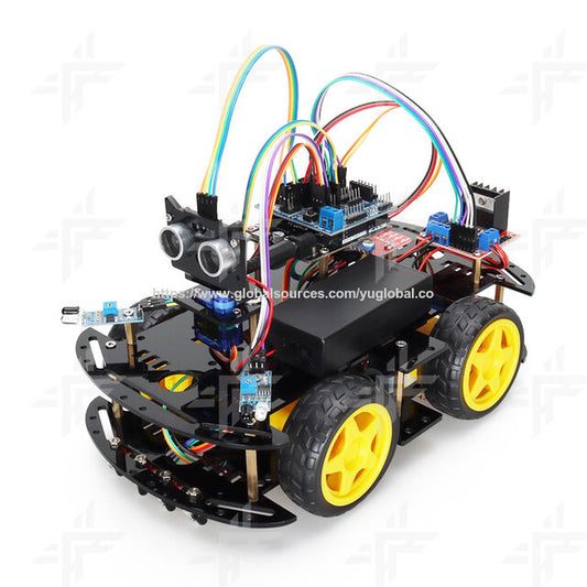 Comprehensive Educational Robot Kit with Arduino and Sensors